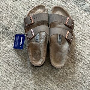 Arizona Shearling Faux Fur Birkenstocks